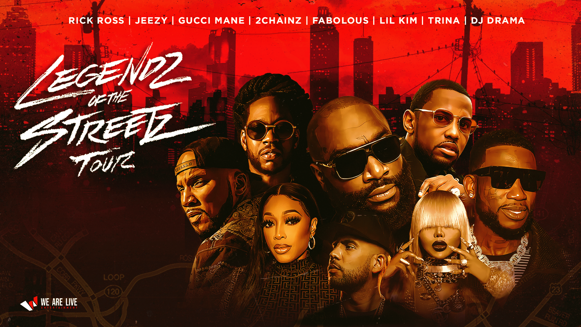 Legendz of the Streetz Tour: Rick Ross, Jeezy, Gucci Mane, T.I., Jadakiss & Cam'ron
