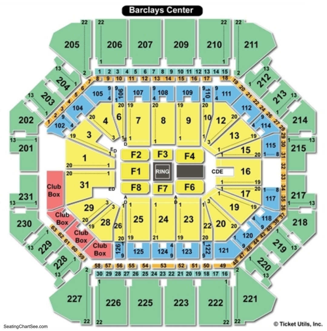 Barclays Center Seat View Section 9