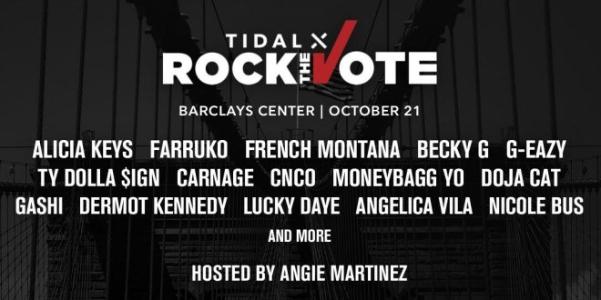 Tidal X: Alicia Keys, Farruko, French Montana & Becky G at Barclays Center