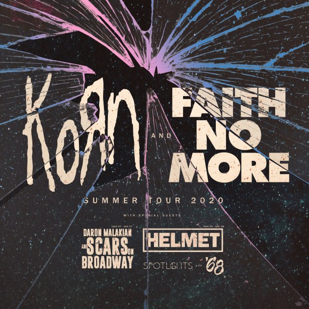 Korn, Faith No More, Helmet & '68