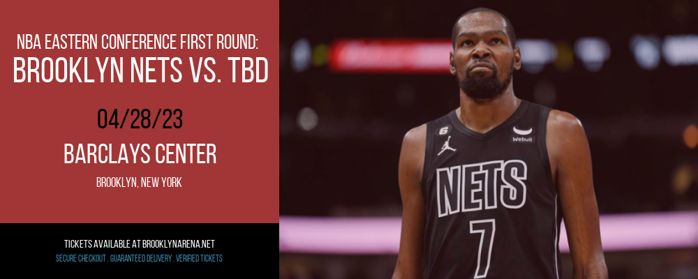 NBA Eastern Conference First Round: Brooklyn Nets vs. TBD [CANCELLED] at Barclays Center